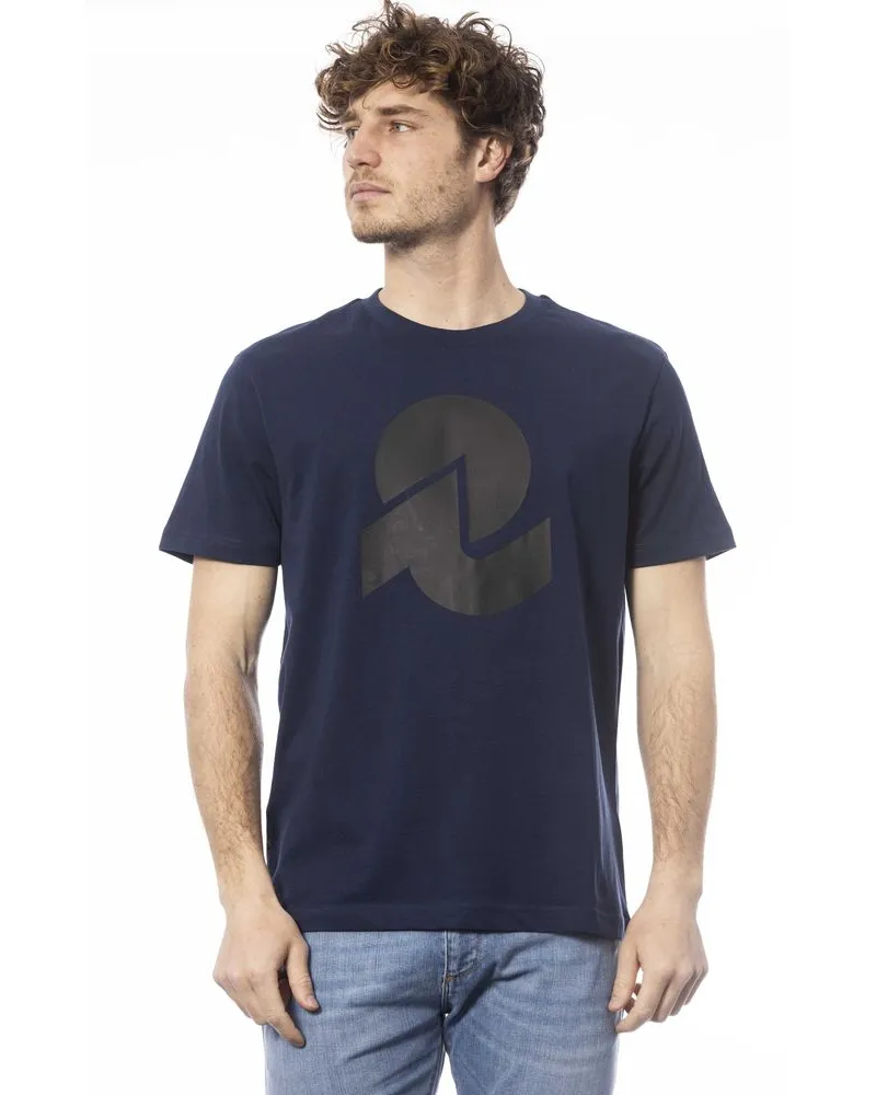 Invicta Geometrisches Logo T-Shirt Kurzarm Marineblau
