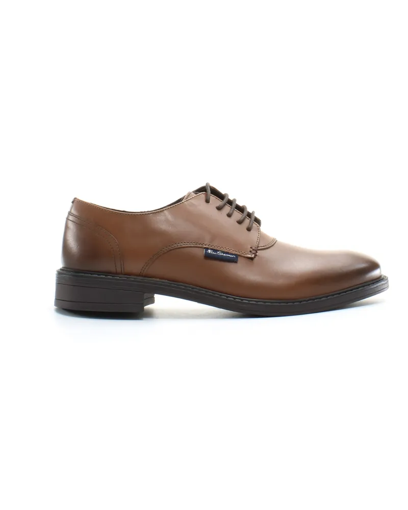 Ben Sherman Pat Mens braune Schuhe Braun