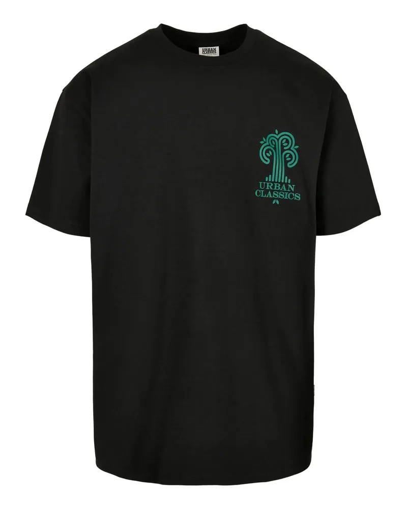 Urban Classics T-Shirt Logo für Herren (Schwarz Schwarz