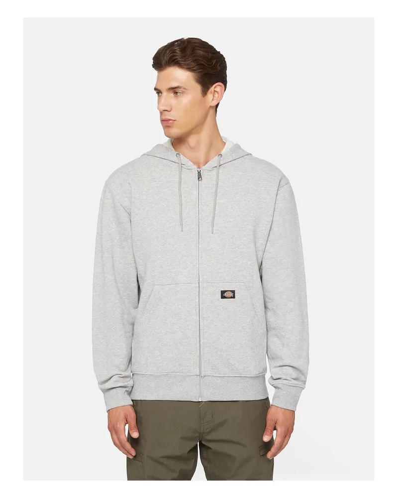 Dickies Everyday Fleece Zip Hoodie Herren Graue Fleecejacke Dunkelgrau