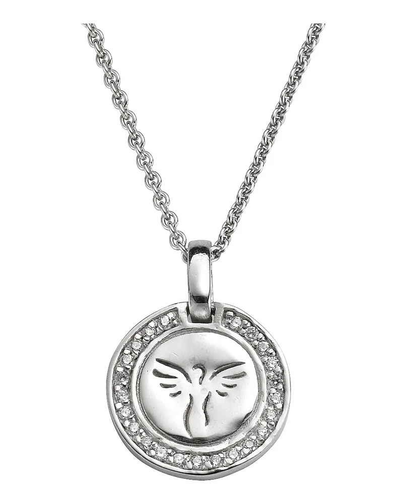 Celesta Silber Halskette Silber 925 rhodiniert 36/40cm lang mit Engel-Motiv Silber