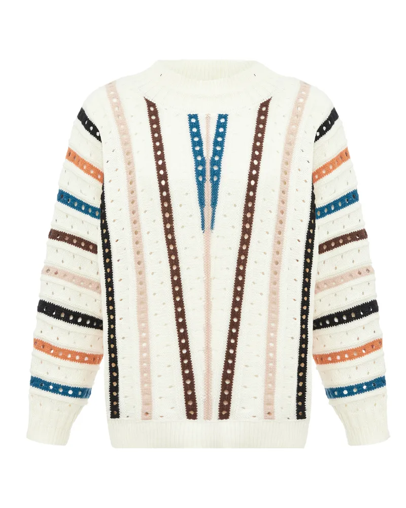 IZIA Pullover für Damen - Mehrfarbig Mehrfarbig