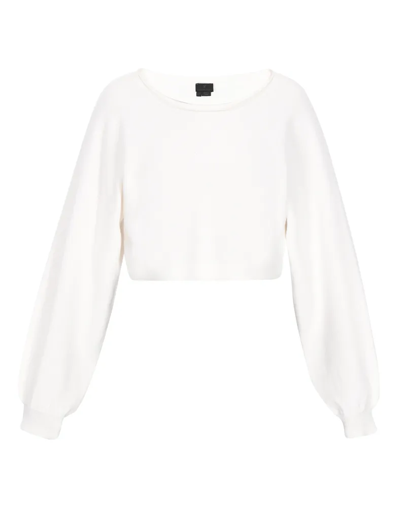 DreiMaster Pullover Frauen cremefarben Wollweiß