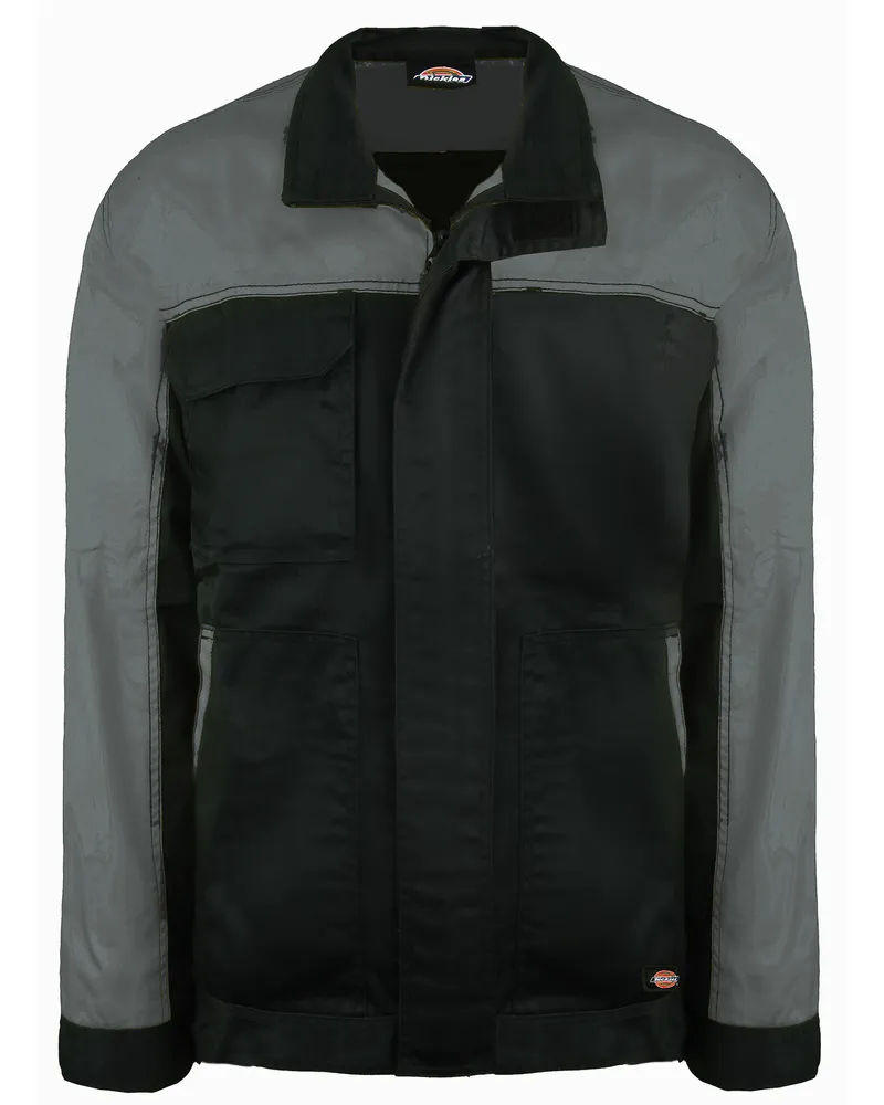 Dickies Zwei -Ton -Herren schwarz/grau Alltagsjacke Schwarz