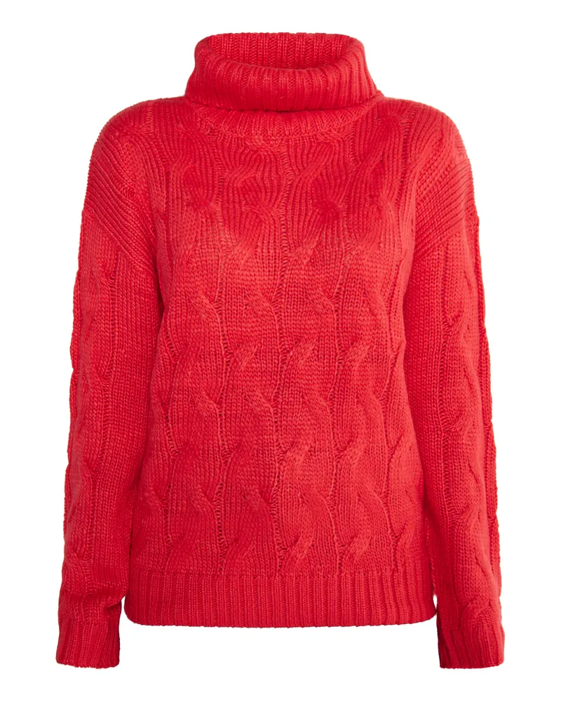 My Mo Strickpullover Damen verrotten Rot