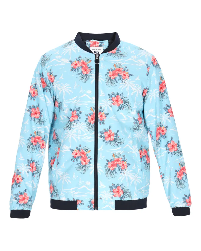 My Mo Jacke Männer hellblau mehrfarbig Hellblau