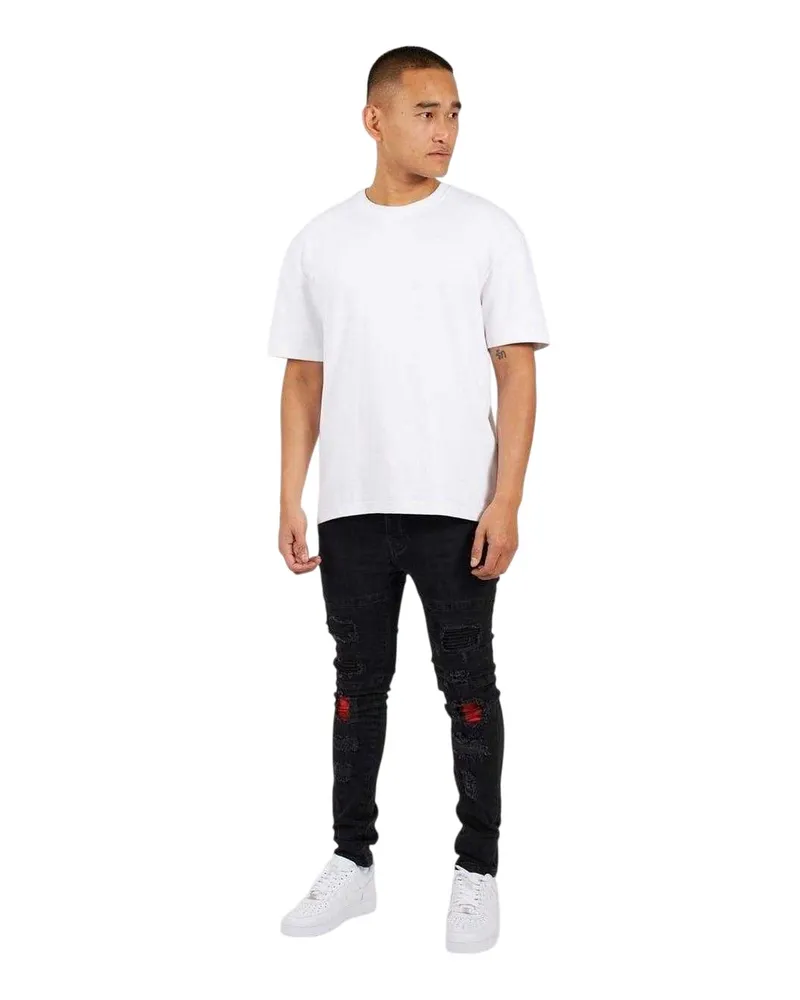 Brave Soul Jeans für Herren (Holzkohle Gewaschen Anthrazit