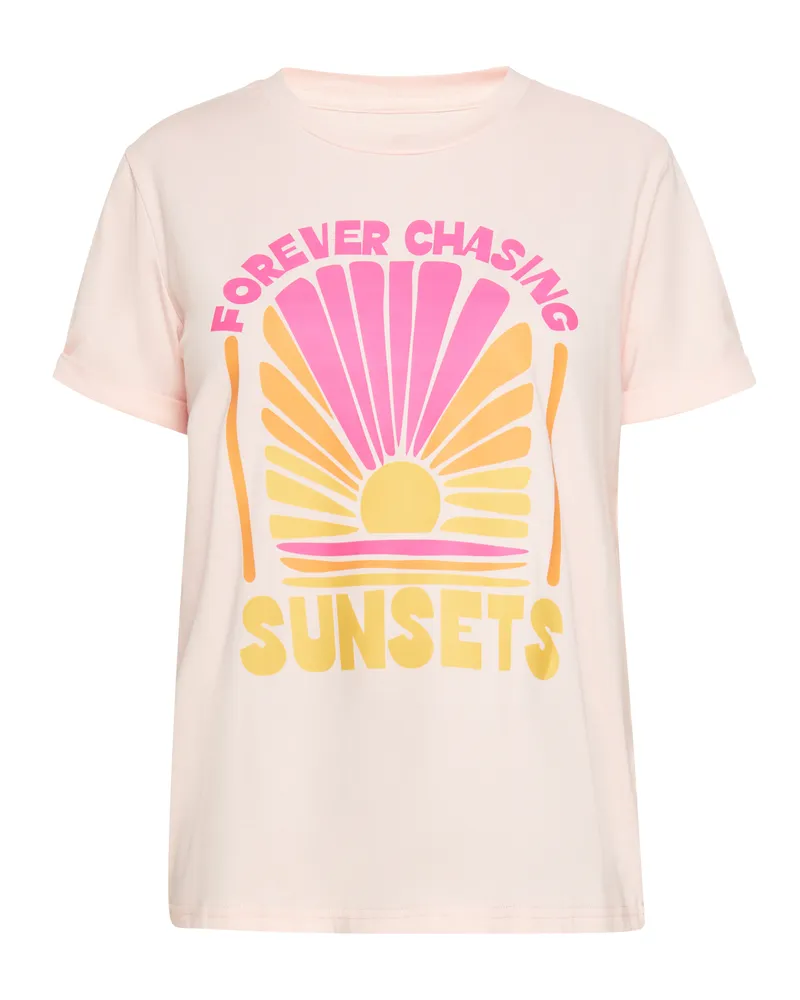 Usha T-Shirt Frauen Aprikose Pfirsich