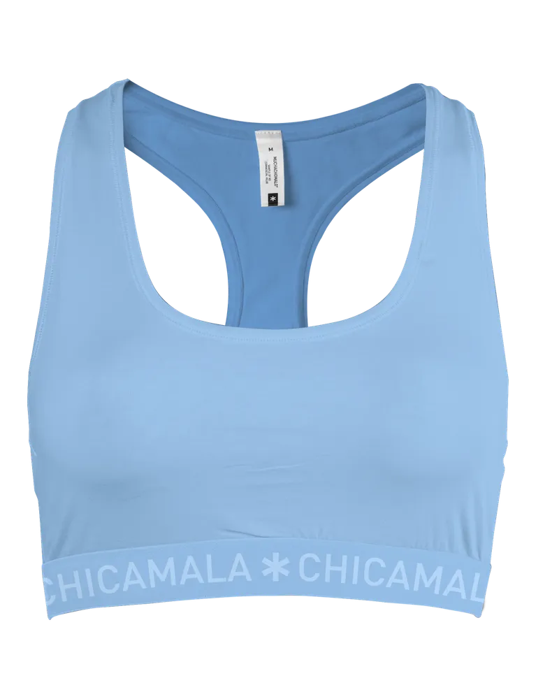 Muchachomalo Chicamala Racerback - Dames Sportbh Blau