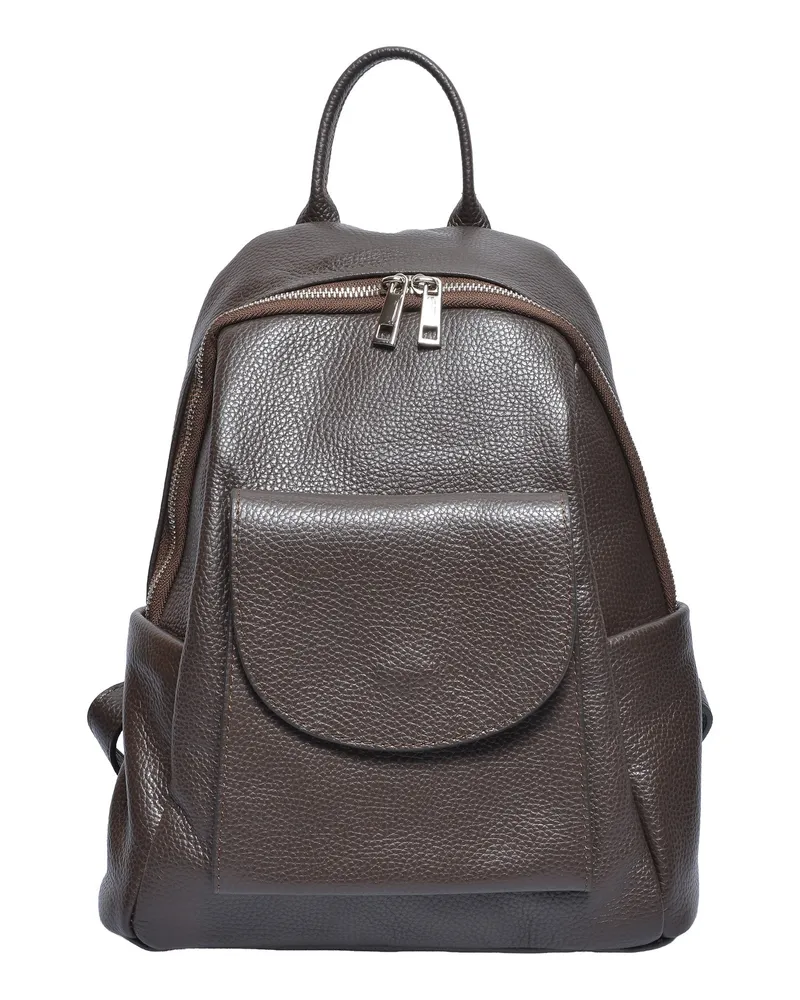 Anna Luchini Kastanienbraun Rindsledertasche Dunkelbraun