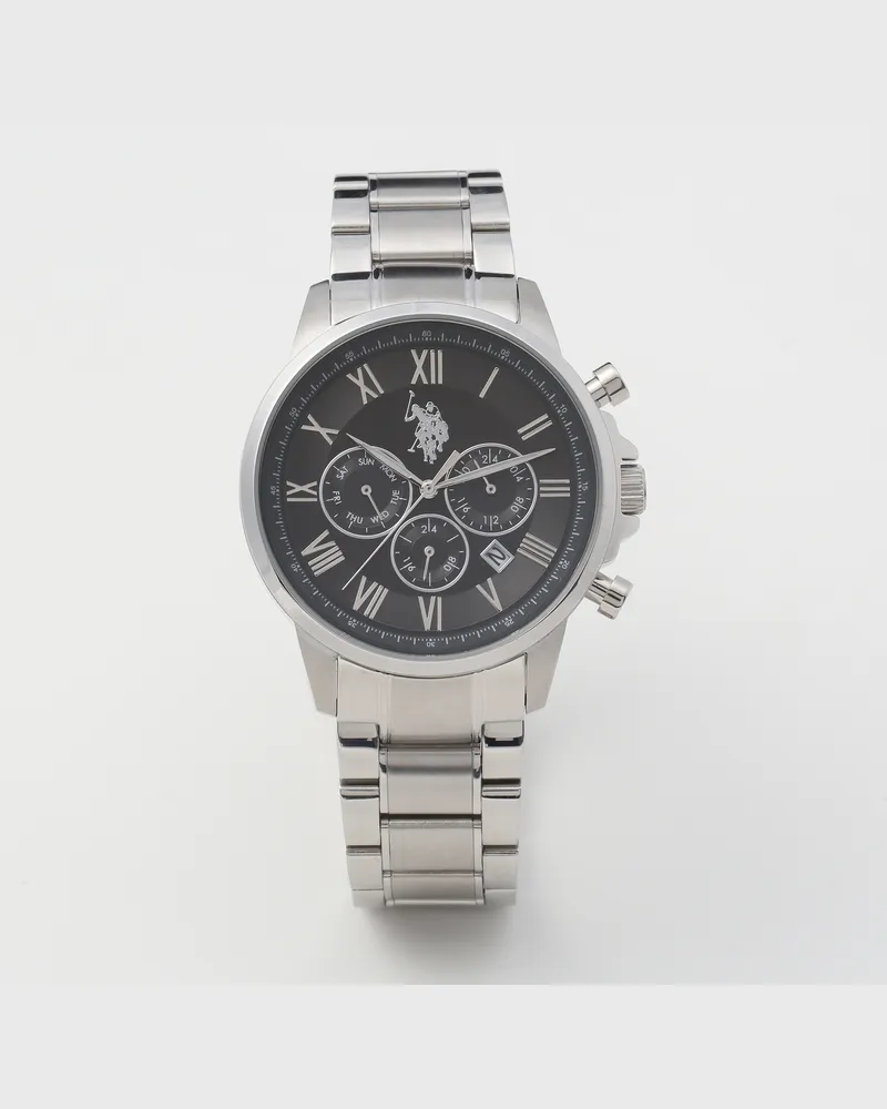 U.S. Polo Assn.  Uhr William Gent Uhr Silber
