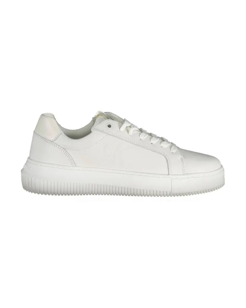 Calvin Klein Plattform Low Top Sneaker Weiß
