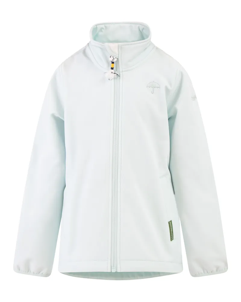 Schmuddelwedda Softshelljacke - recyceltes Material Mädchen Blaumint-280 Mintgrün