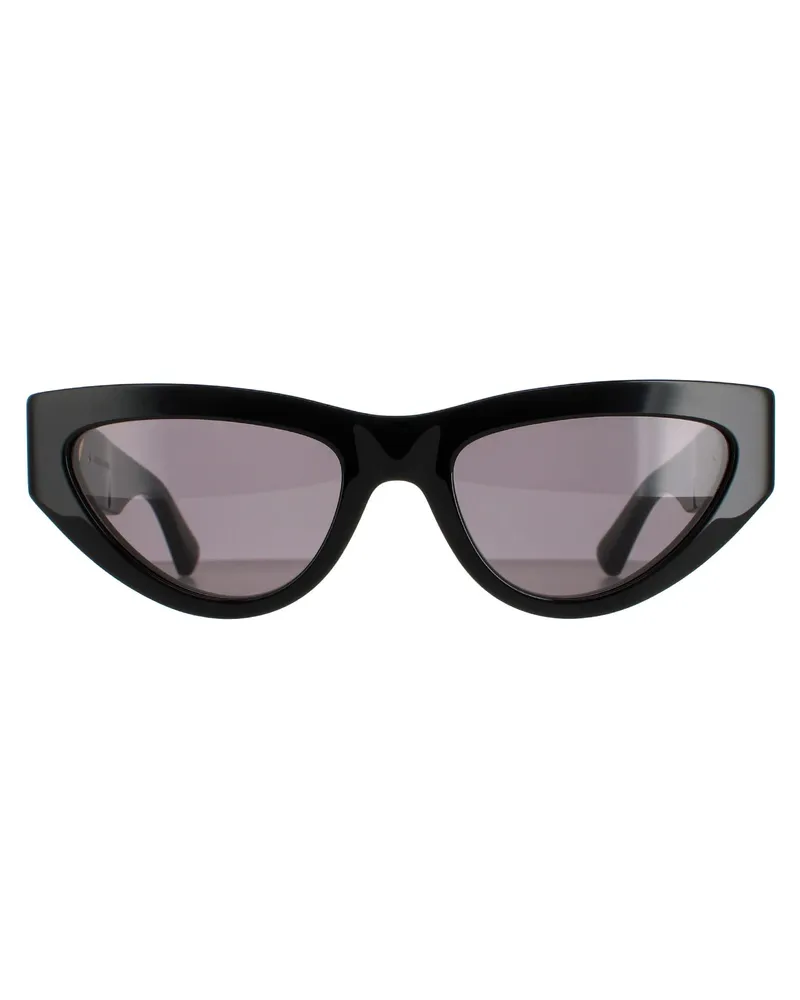 Bottega Veneta Cat Eye Damen Schwarz Grau BV1176S Schwarz