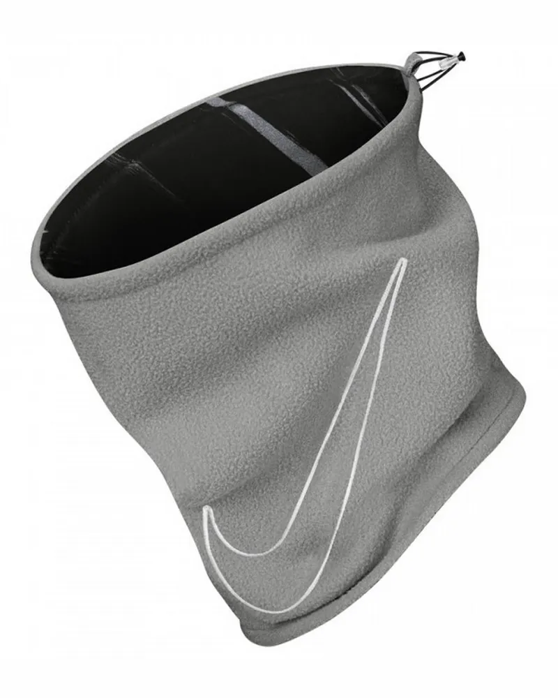 Nike 2.0" Nackenwärmer wendbar für Herren/Damen Unisex (Partikel Grau/Schwarz Hellgrau