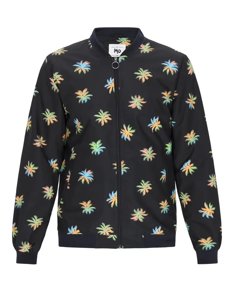 My Mo Jacke Männer schwarz mehrfarbig Schwarz