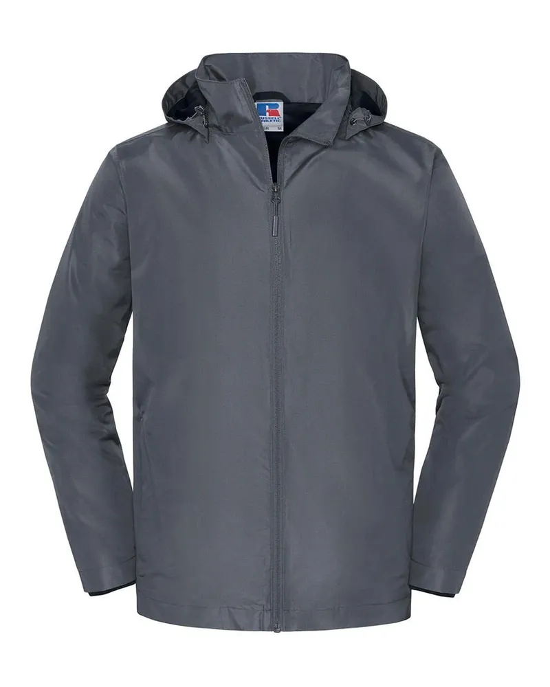Russell Athletic Russell - "Essential" Kapuzenjacke für Herren, Wasserfest (Eisengrau Grau
