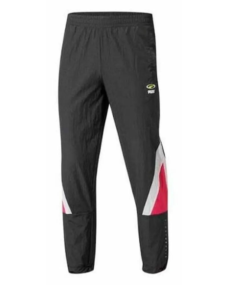 Puma 90S Retro Stretch Taille Bottoms Grey Herren gewebte Spurhose 578911 04 Grau