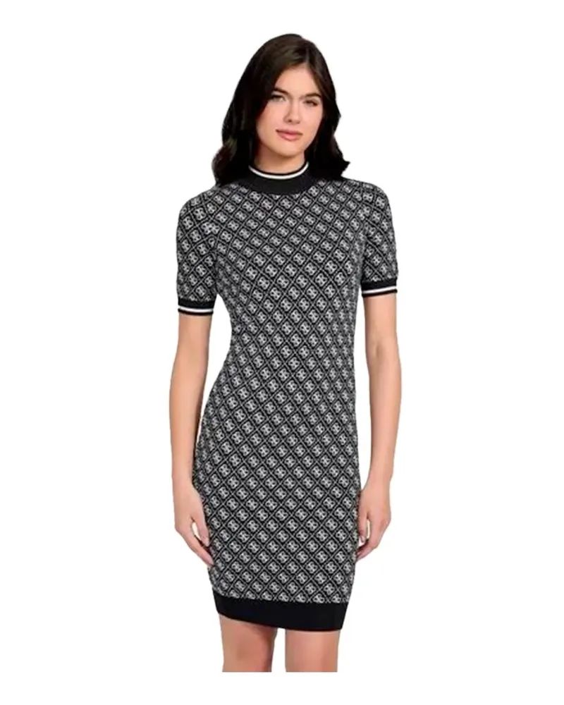 Guess Damenkleid Lise 4G - Schwarz Schwarz