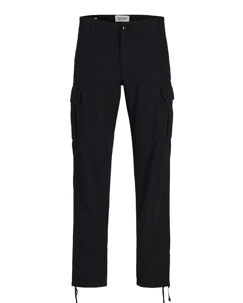 Jack & Jones Herren Cargo Kampfhose Schwarz