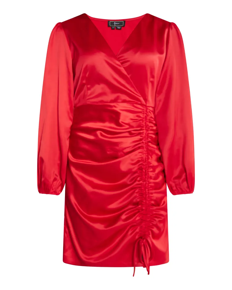 FAINA Minikleid aus Satin - Rot Rot