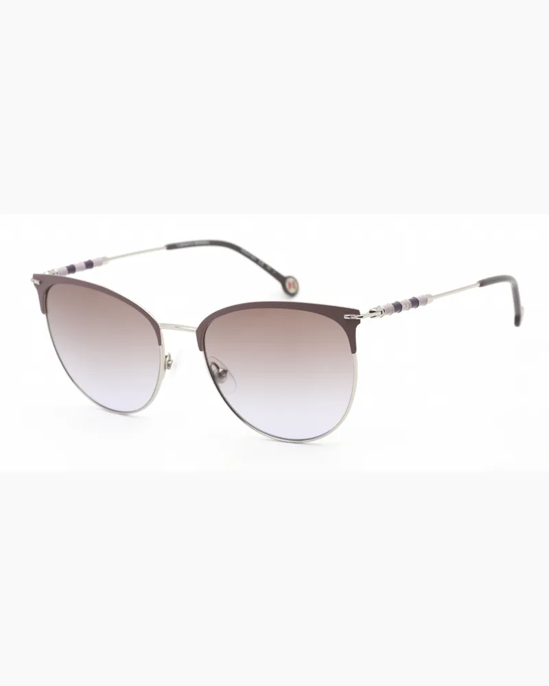 Carolina Herrera New York CH 0037/S Sonnenbrille PALLADIUM LILA / BRAUN SH VIOLETT Mehrfarbig