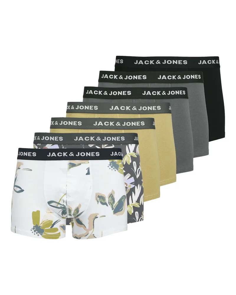 Jack & Jones Jacquard-Trunks, 7er-Pack Boxer-Slips - Mehrfarbig Mehrfarbig