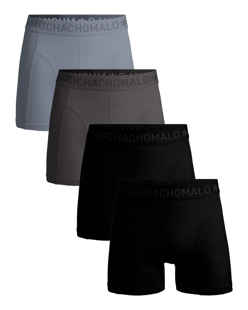 Muchachomalo 4er-Pack Boxershorts für Herren - Mehrfarbig Mehrfarbig