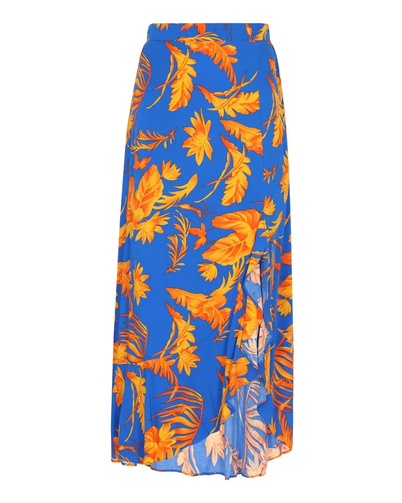 IZIA Rock Frauen blau gelb Blau