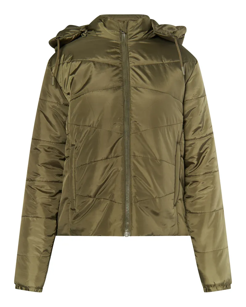 My Mo Leicht wattierte Jacke Damen militärisch oliv Oliv