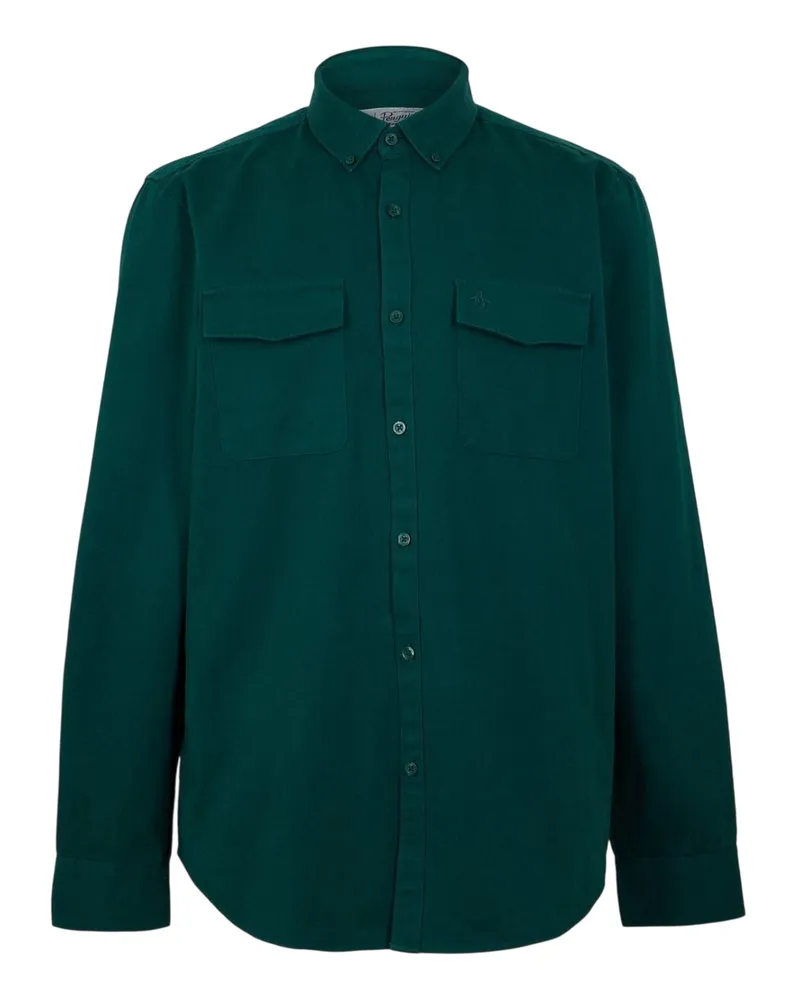 Original Penguin Hemd für Herren, Regulär (Junikäfer Blau Kobaltblau