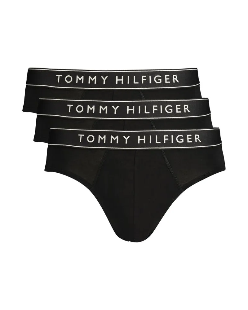 Tommy Hilfiger Schwarze Baumwoll-Herrenunterhose Schwarz