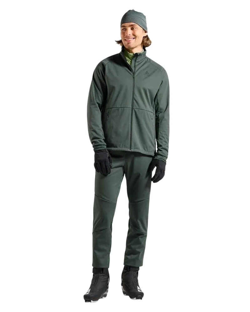 Odlo Essentials" Jacke für Herren, winddicht (Schwarz Schwarz