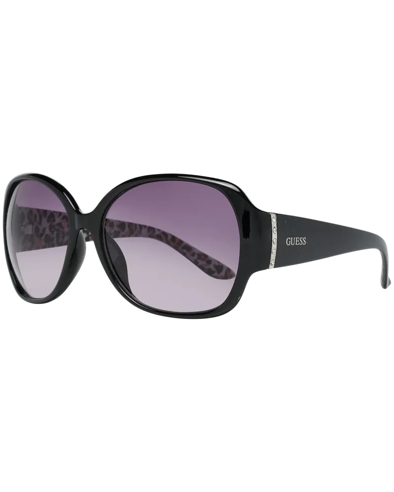 Guess Sonnenbrille GF0284 01B 60 Damen Schwarz Schwarz