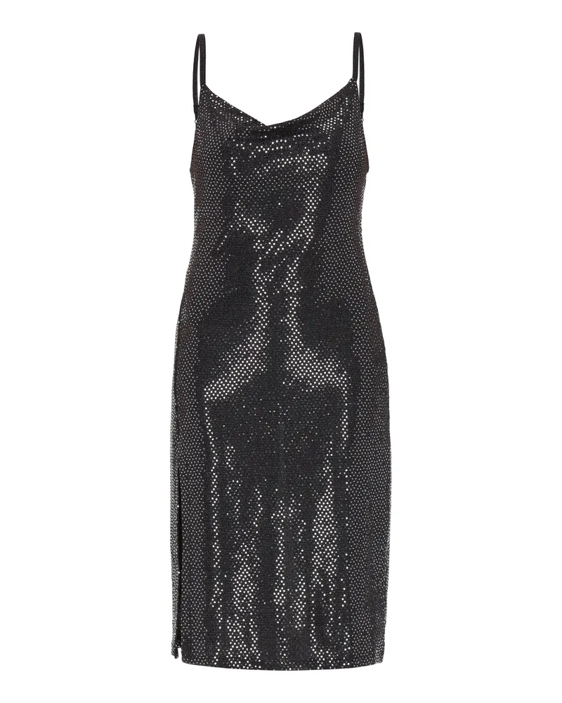 My Mo Kleid Frauen Schwarz Schwarz