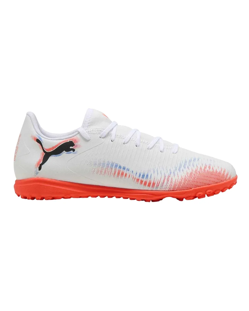 Puma Future 8 Play" Kunstrasen Turnschuhe für Herren (Weiß/Schwarz/Rot Weiß