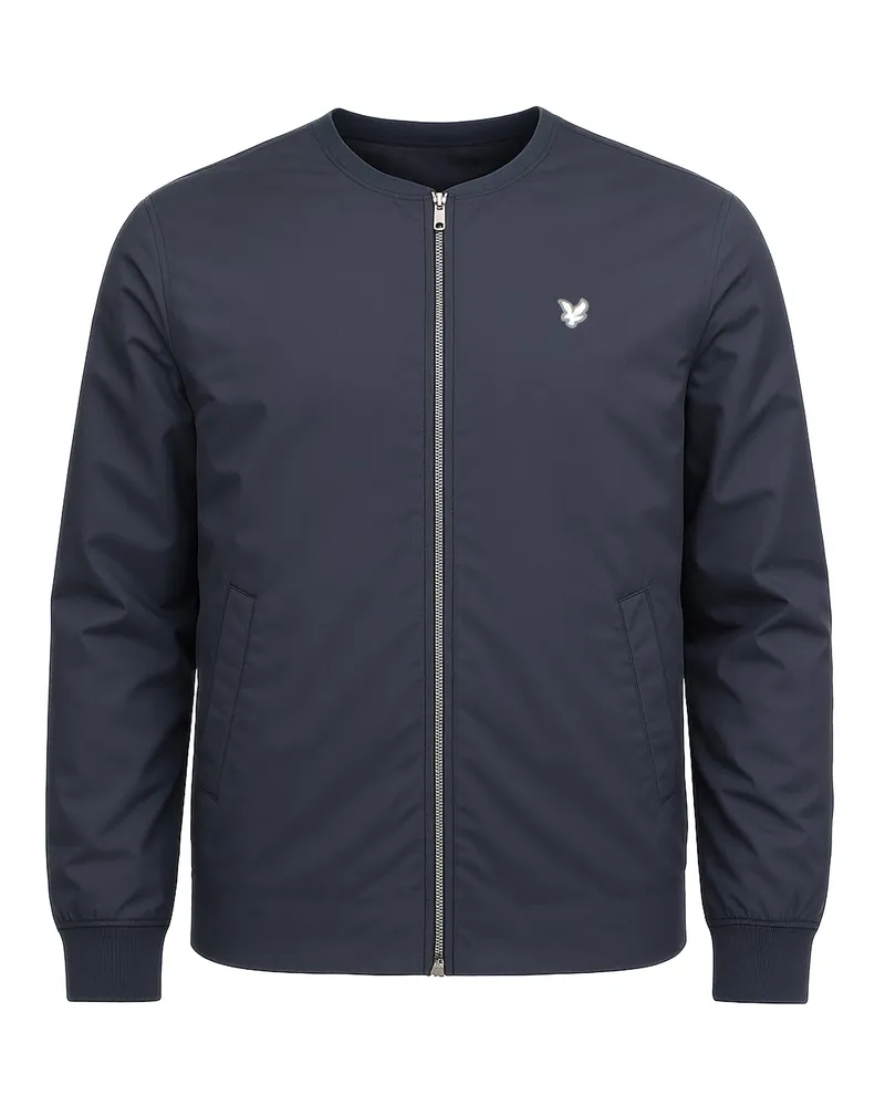 Lyle & Scott Leichte Feld‑Bomberjacke für Herren - Schwarz Schwarz
