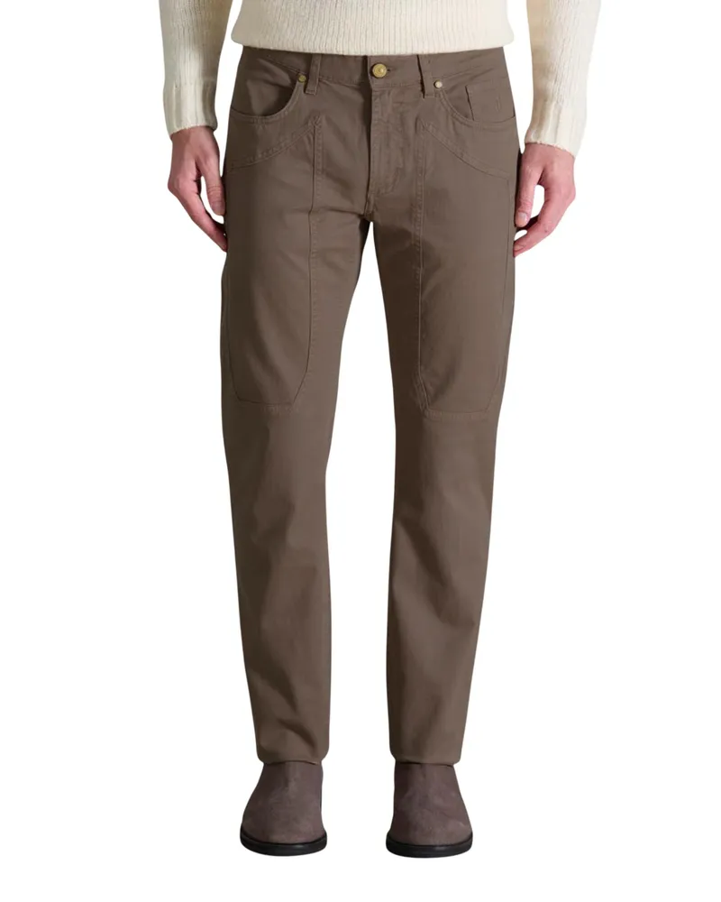 Jeckerson Pattentaschenhose Cognac