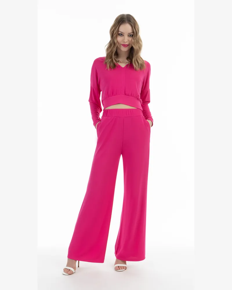 FAINA pantalon stretch Rosa