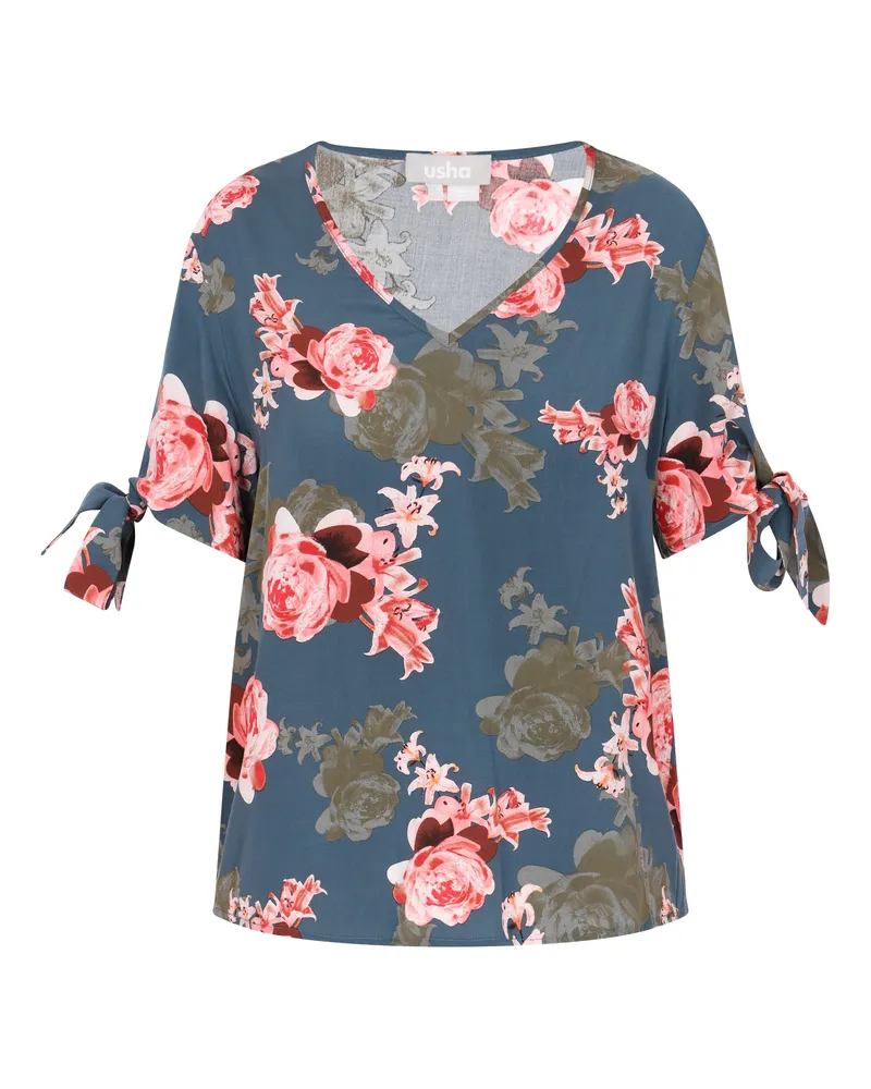 Usha Bluse für Damen - Dunkelgrün Dunkelgrün