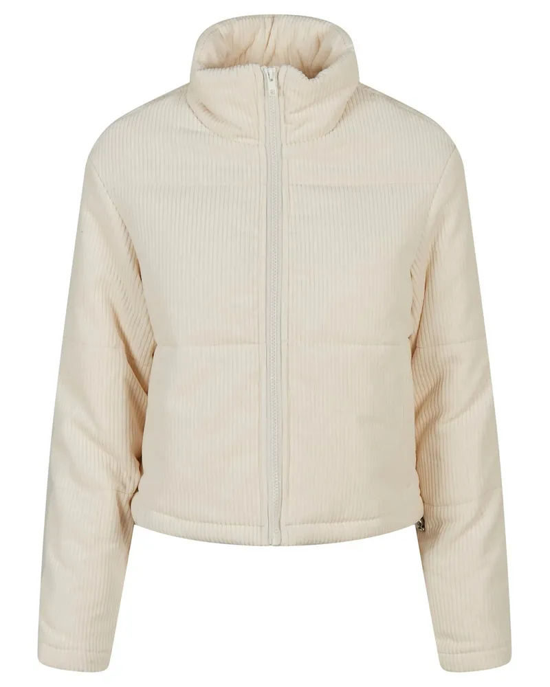 Urban Classics Steppjacke für Damen (Hell Sandfarben Wollweiß