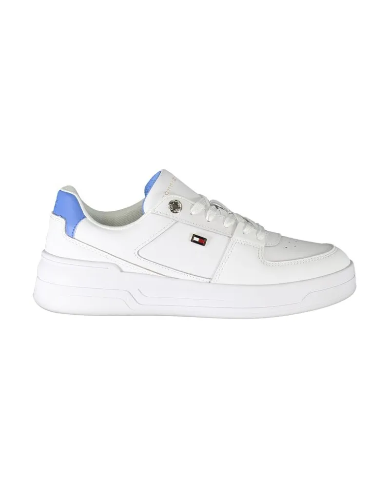 Tommy Hilfiger Leder Sneakers Fw0fw07462 Weiß