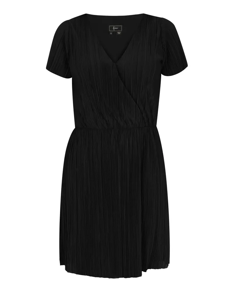 FAINA Kleid Frauen Schwarz Schwarz