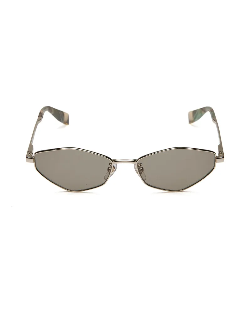 Furla Sonnenbrille Light Gold/Grün - - Gold Gold