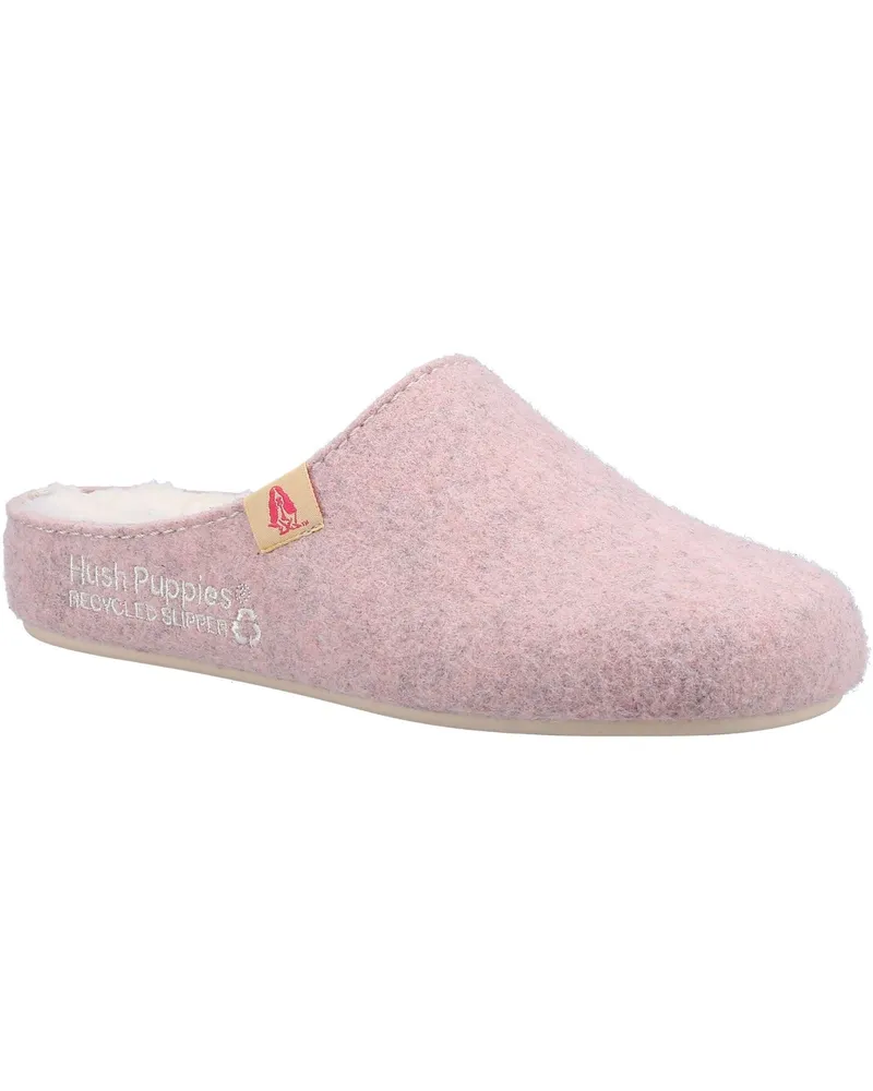Hush Puppies The Good 90% Recyceltes RPET Polyester Damen Rosa Hausschuhe Rosa