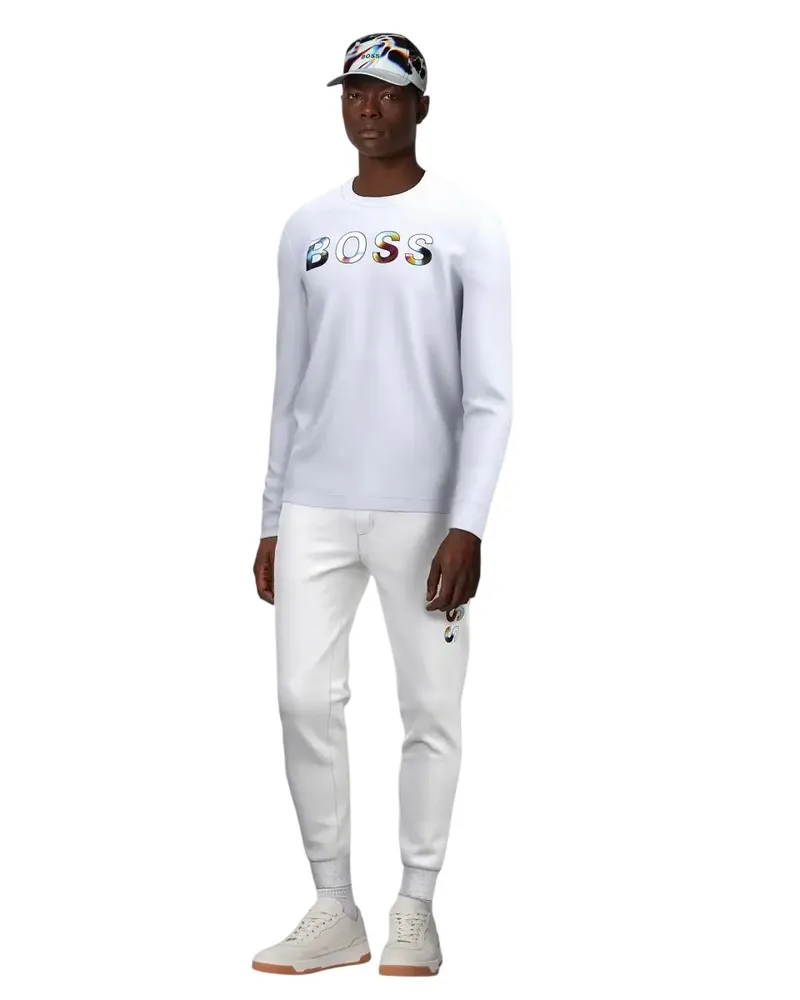 HUGO BOSS SkeDigital" Trainingshose für Herren (Weiß Weiß