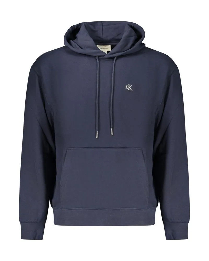 Calvin Klein Blaues Baumwoll-Herren-Sweatshirt Blau