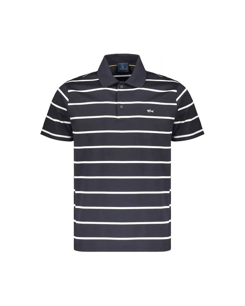 Paul & Shark Blaues Baumwoll-T-Shirt Blau