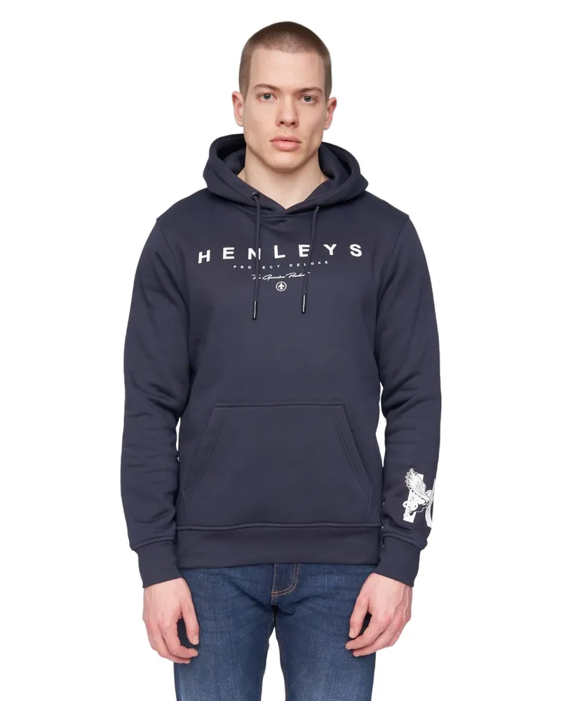 Henleys Hentyme" Kapuzenpullover für Herren (Marineblau Marineblau