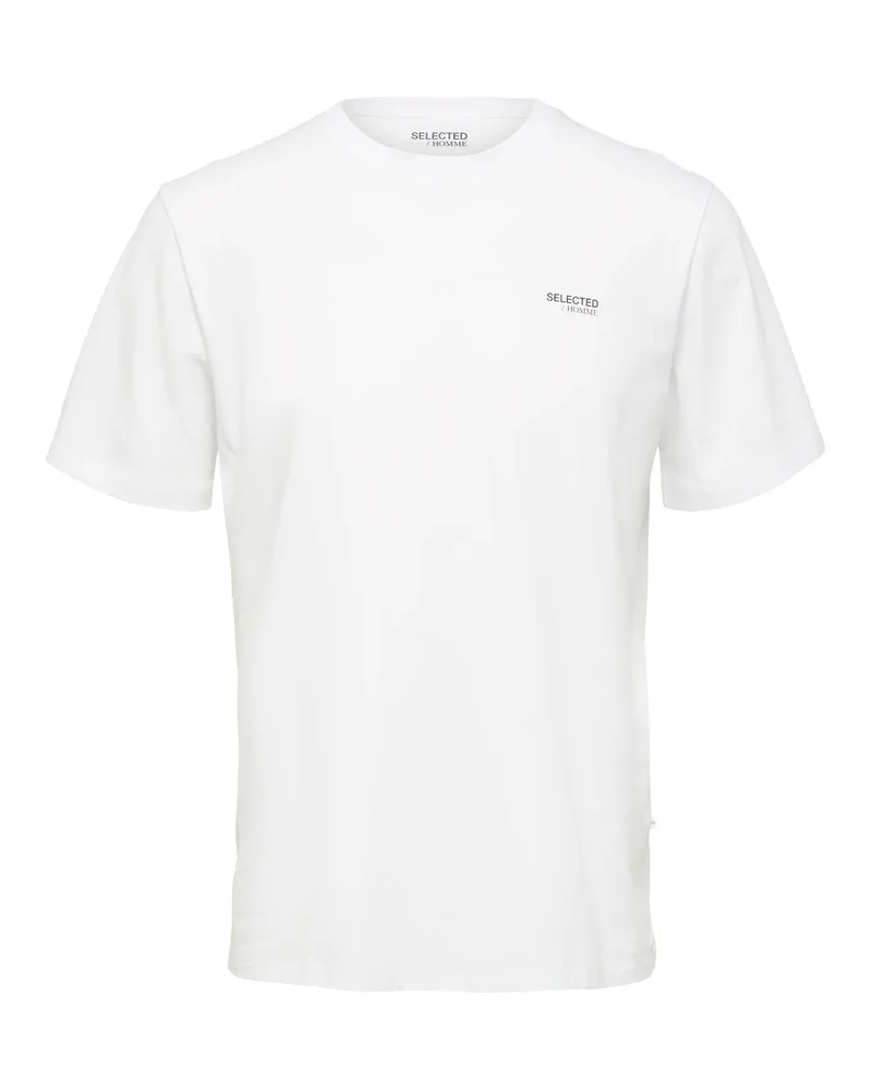 Selected Aspen Logo Tee von  in der farbe Weiss und in größe L Weiß